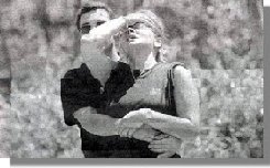 Gloria Redondo mai dunhas das detidas. Foto Xoan Carlos.